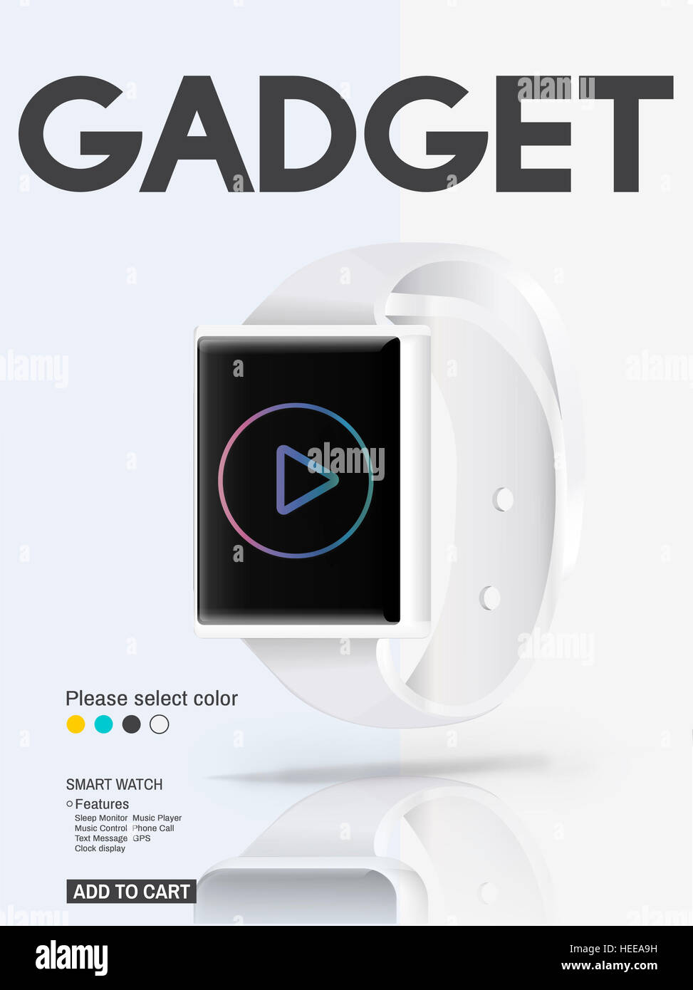 Smart Watch Gedget Invention Technology Concept Stock Photo Alamy