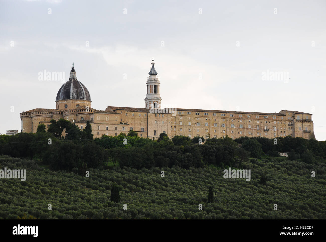 Basilica of the Holy House in Loreto, italy Stock Photo Alamy