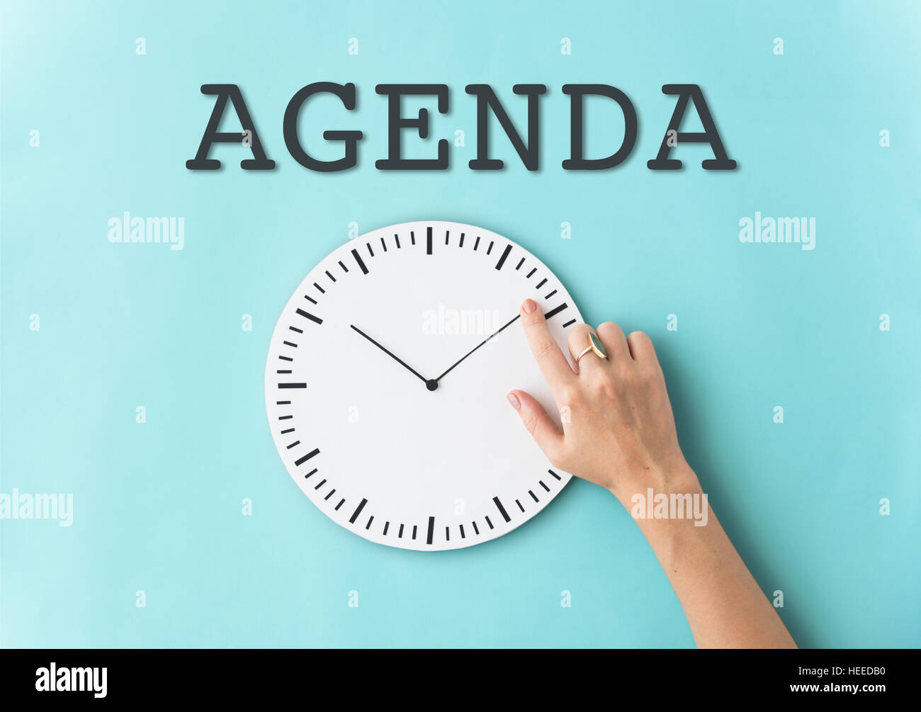 Schedule Alarm Clock Time Concept Stock Photo Alamy