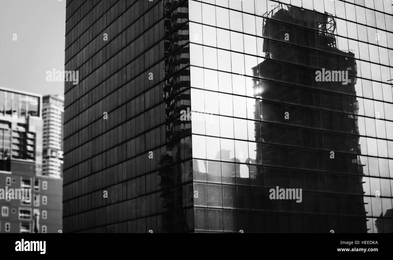 Building Cityscape Skyline Downtown Concrete Jungle Concept Stock Photo
