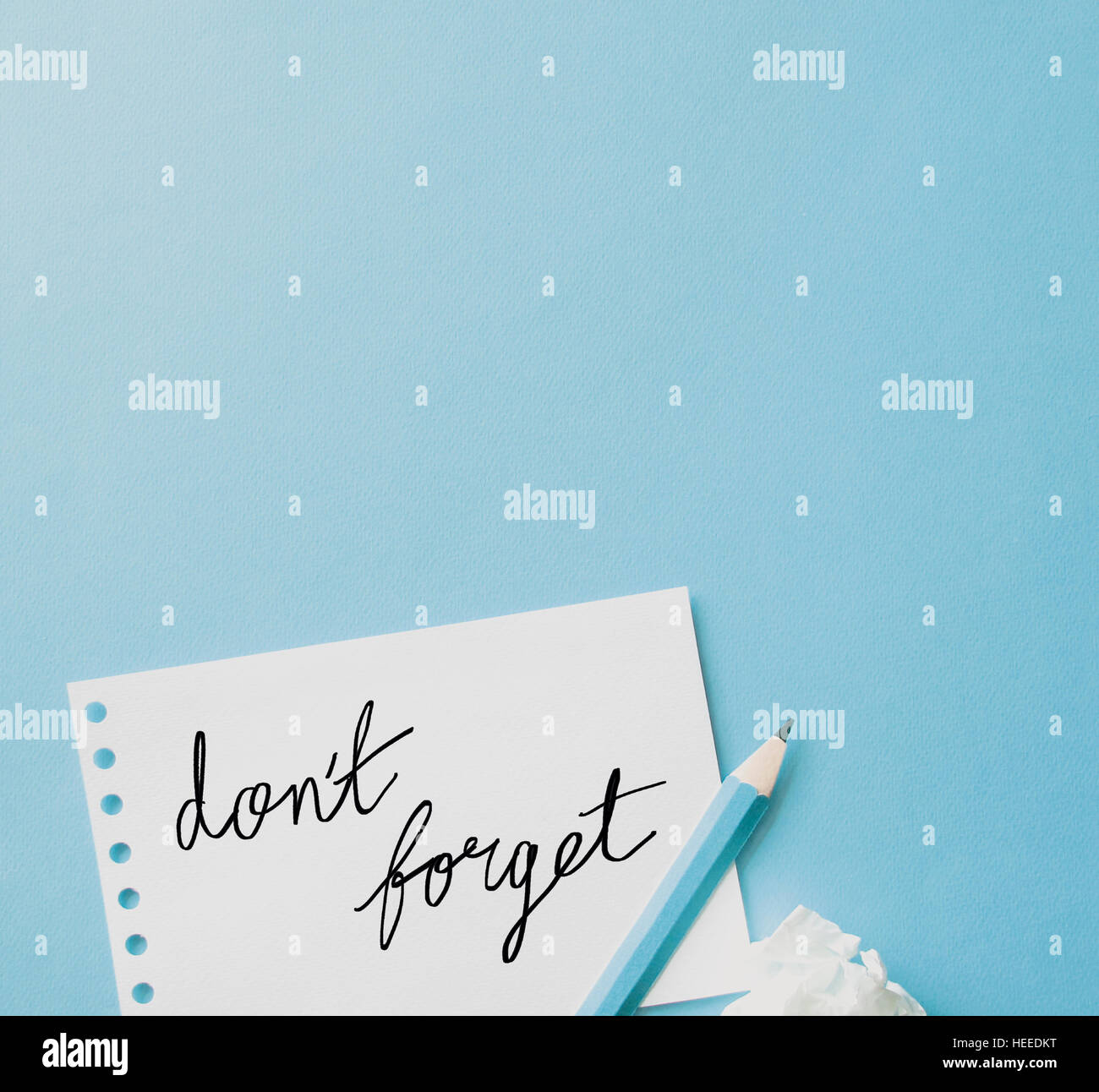 Notebook Paper Reminder Note Concept Stock Photo Alamy