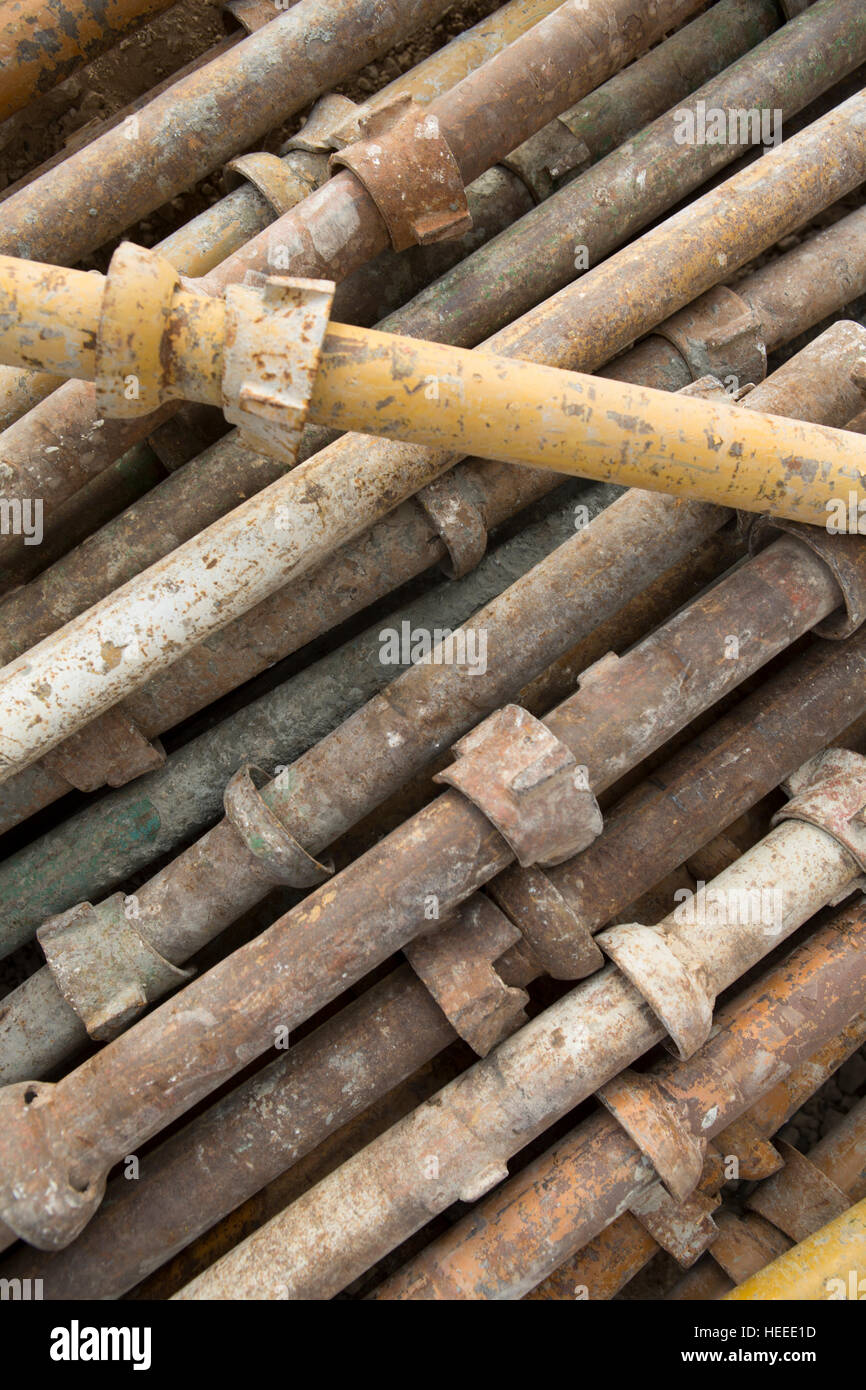 Construction of the As-Samra waste water treatment plant in Zarqa, Jordan. Stock Photo