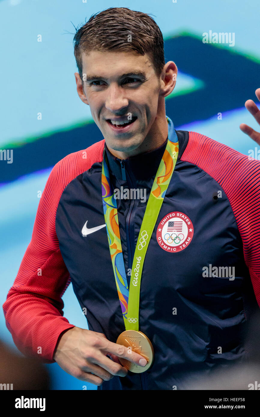 Michael phelps gold medal hires stock photography and images Alamy