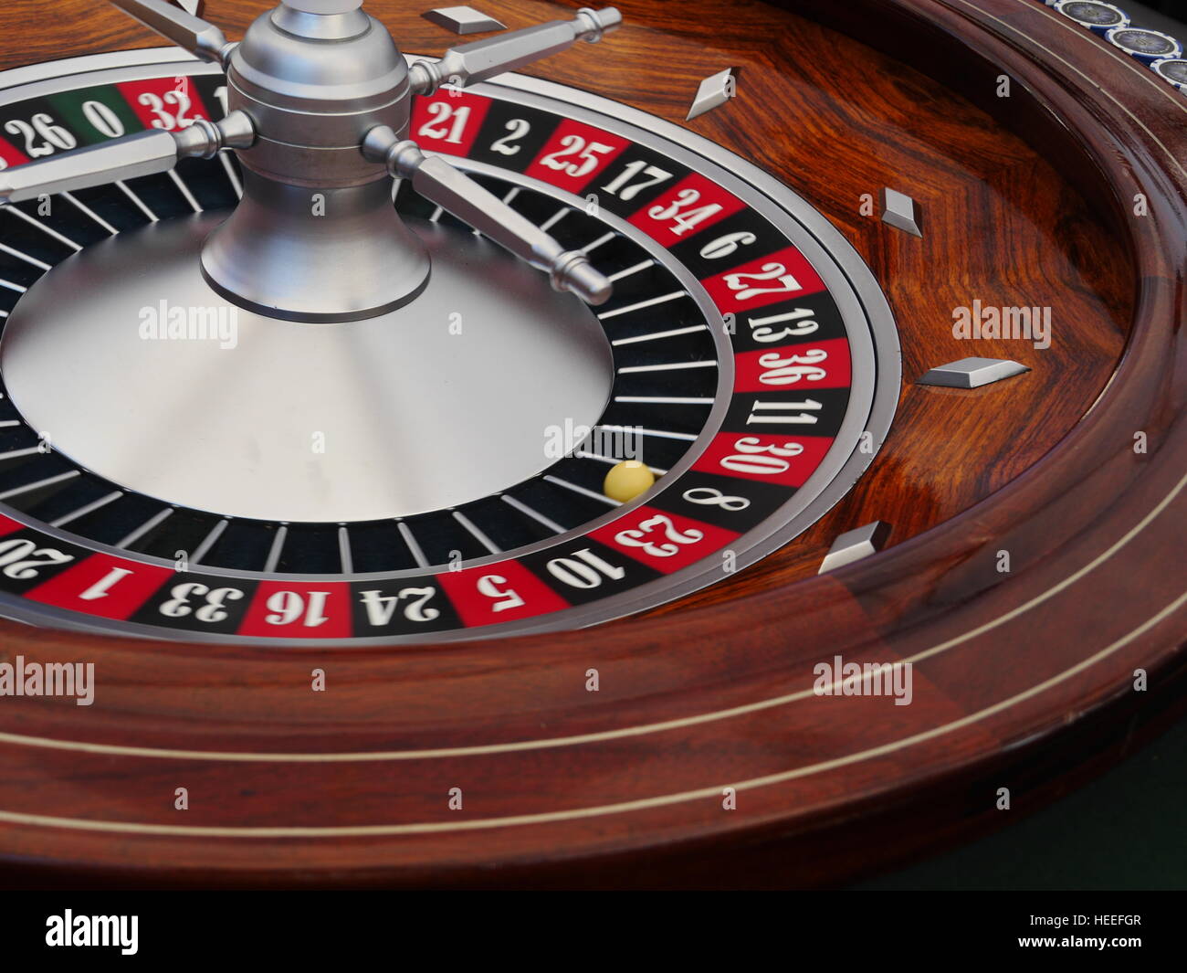 spinning roulette wheel Stock Photo Alamy