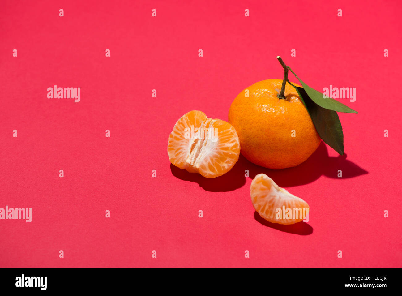 Orange for Lunar Chinese new year. Tet Holiday Concept. Stock Photo