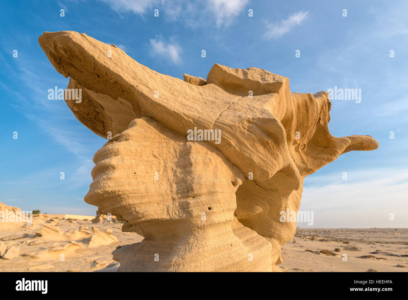Fossil dunes, Abu Dhabi, UAE Stock Photo Alamy