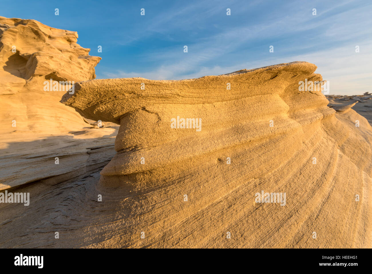 Fossil dunes, Abu Dhabi, UAE Stock Photo Alamy