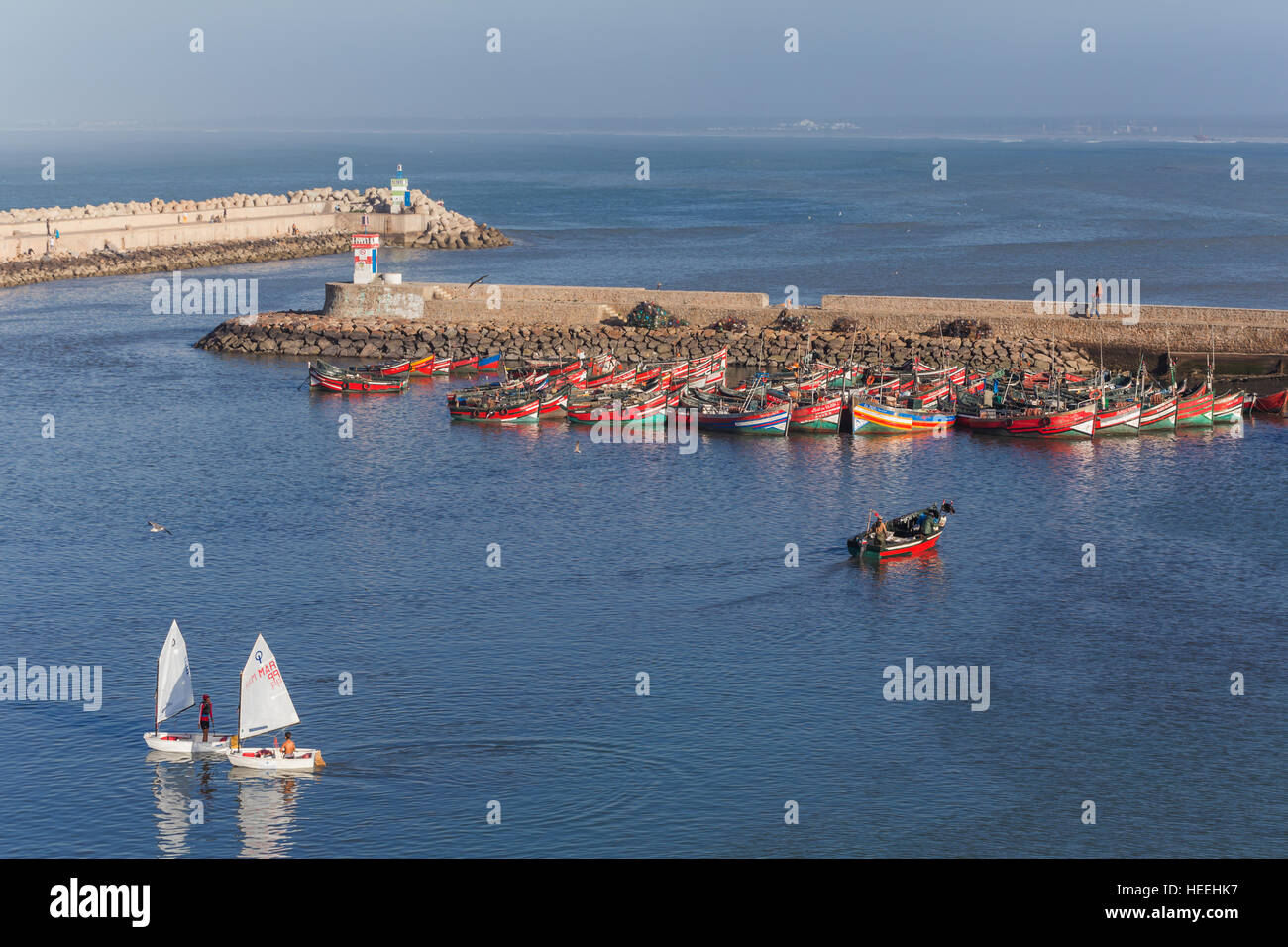 Harbour, Al Jadida, Morocco Stock Photo