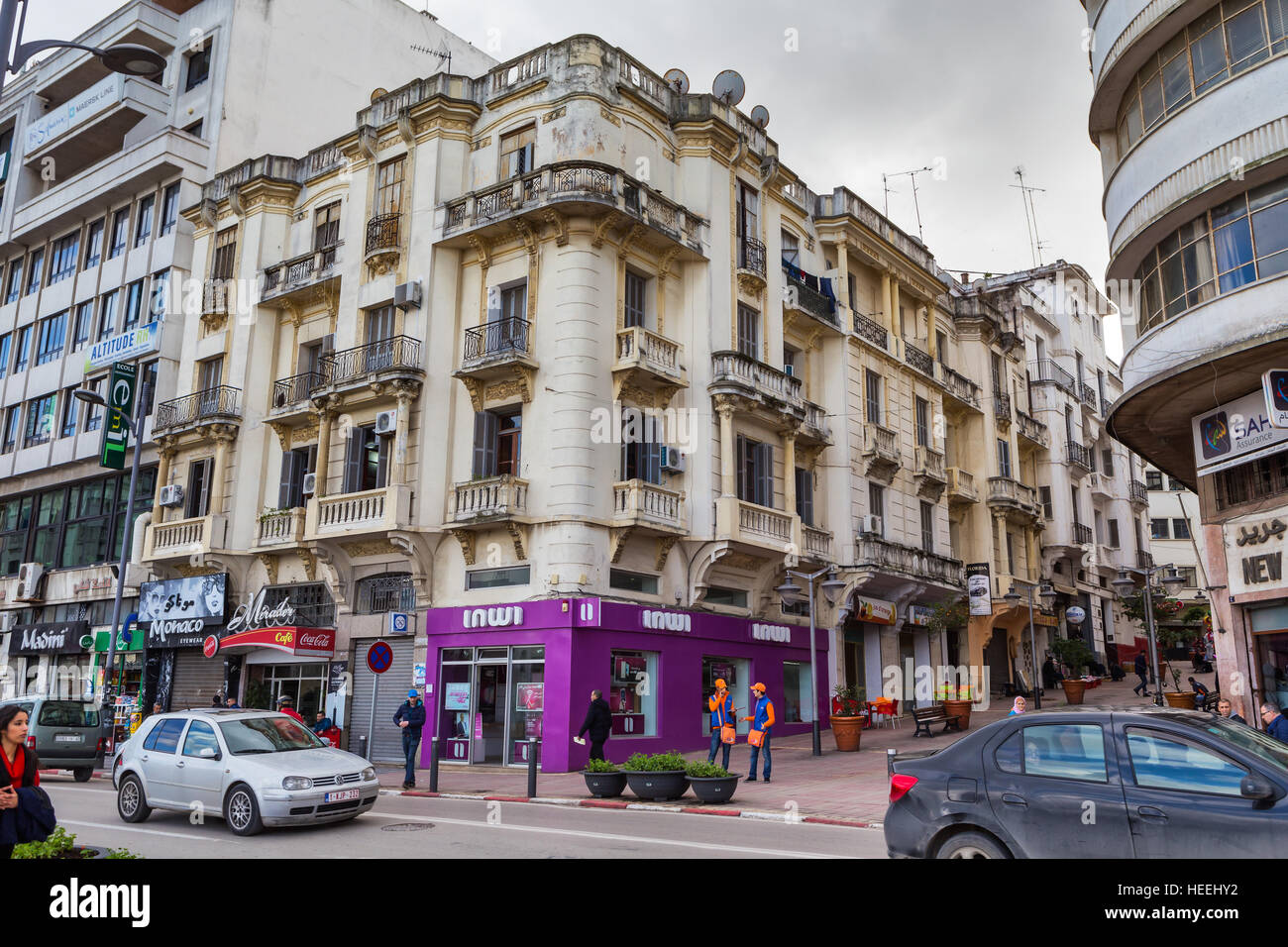 Ville Nouvelle, Tangier, Morocco Stock Photo