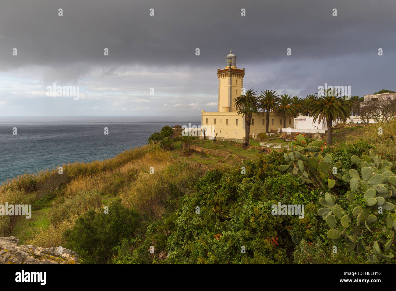 Cape Spartel near Tangier, Morocco Stock Photo