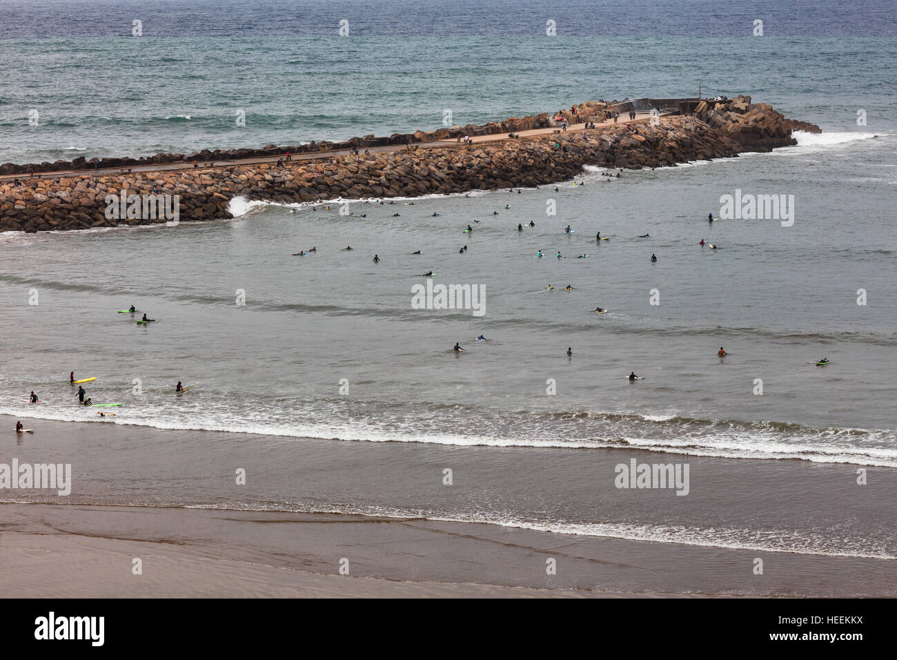 Atlantic ocean coast, Rabat, Morocco Stock Photo