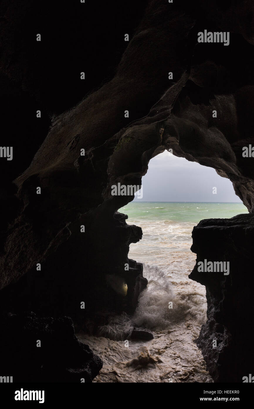 Hercules Grotto near Tangier, Morocco Stock Photo