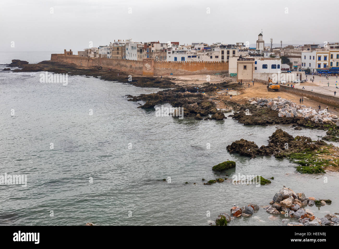 Harbor, Essaouira, Morocco Stock Photo