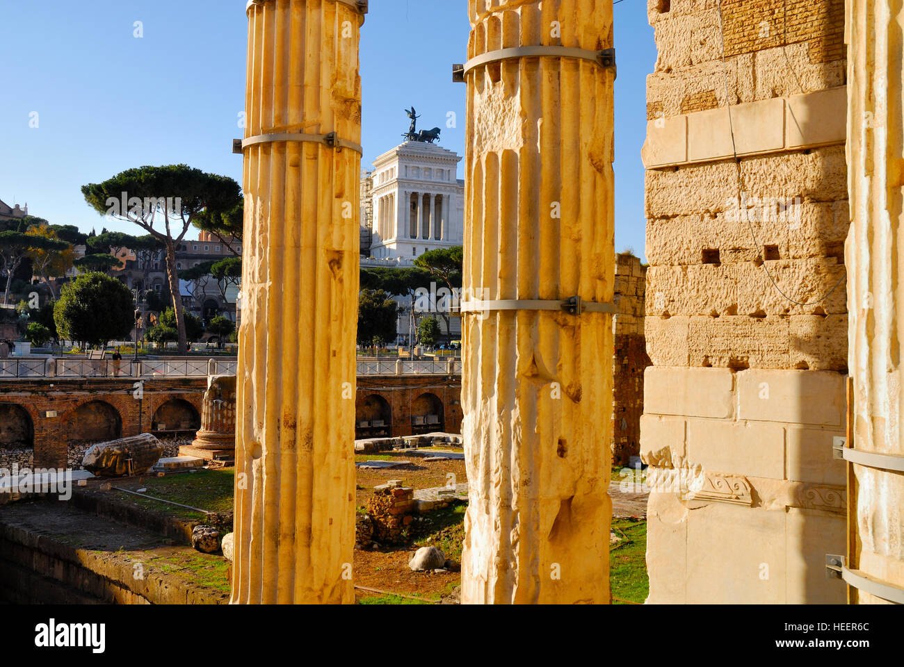 Roman Forum, Rome's historic center, Italy Stock Photo - Alamy