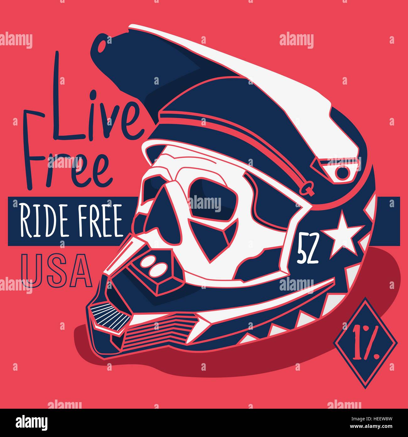 old school motocross helmet