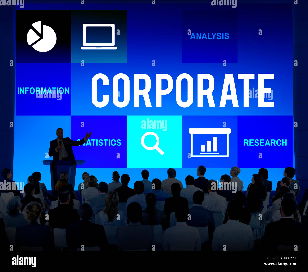 Discussion Corporate Presentation Strategy Concept Stock Photo Alamy