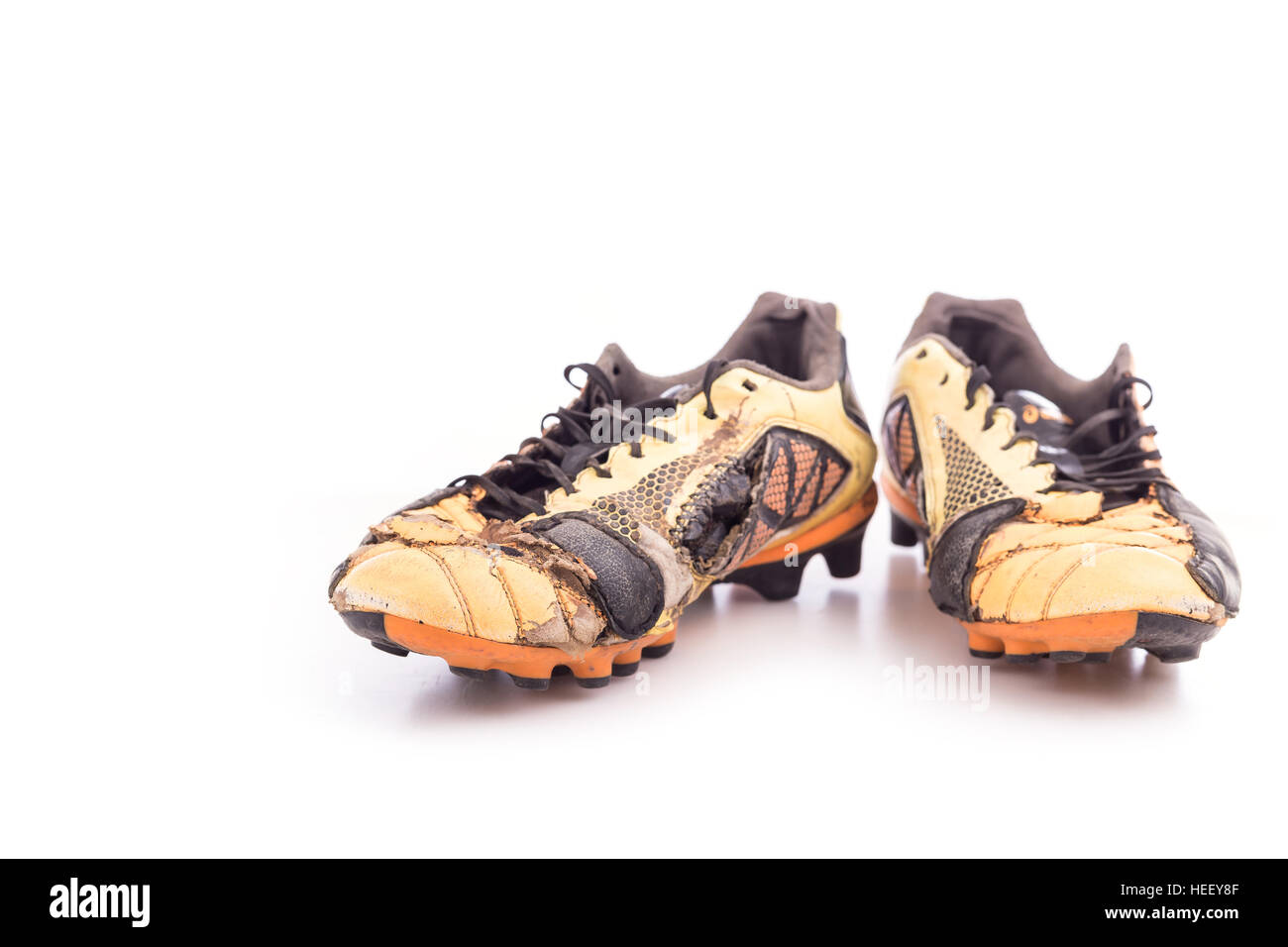 old soccer shoes