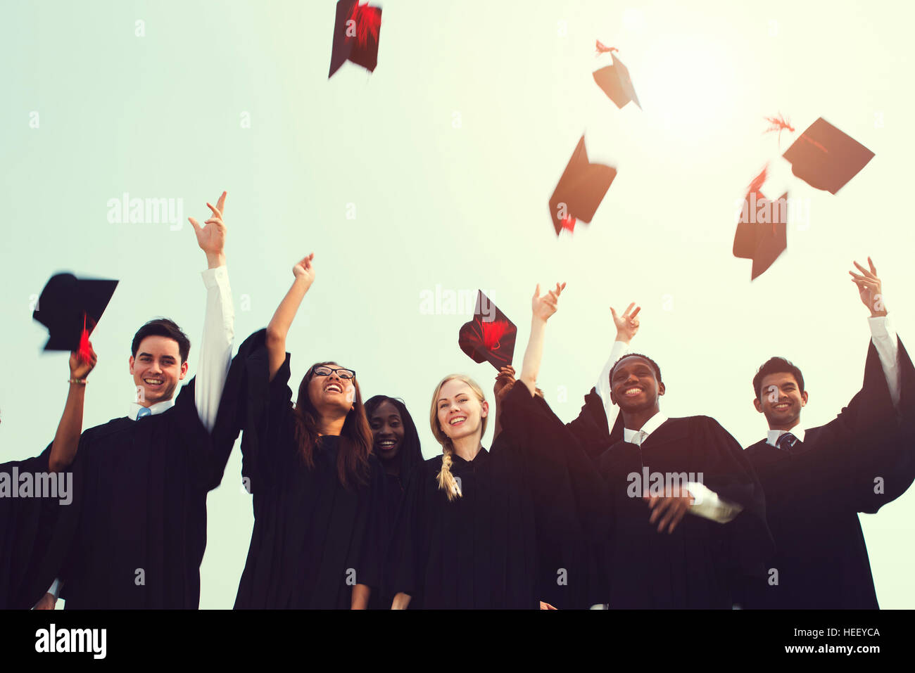 Successful Masters Phd Graduation College Concept Stock Photo Alamy