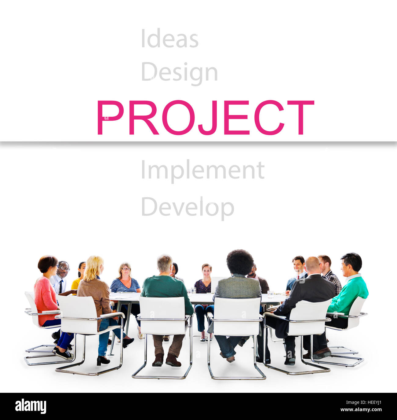 Project Design Implement Development Concept Stock Photo