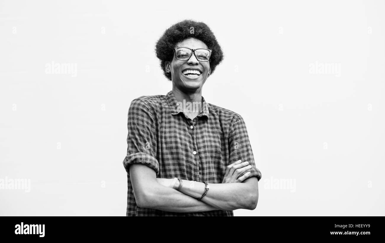 African Descent Teen Boy Smiling Portrait Concept Stock Photo - Alamy