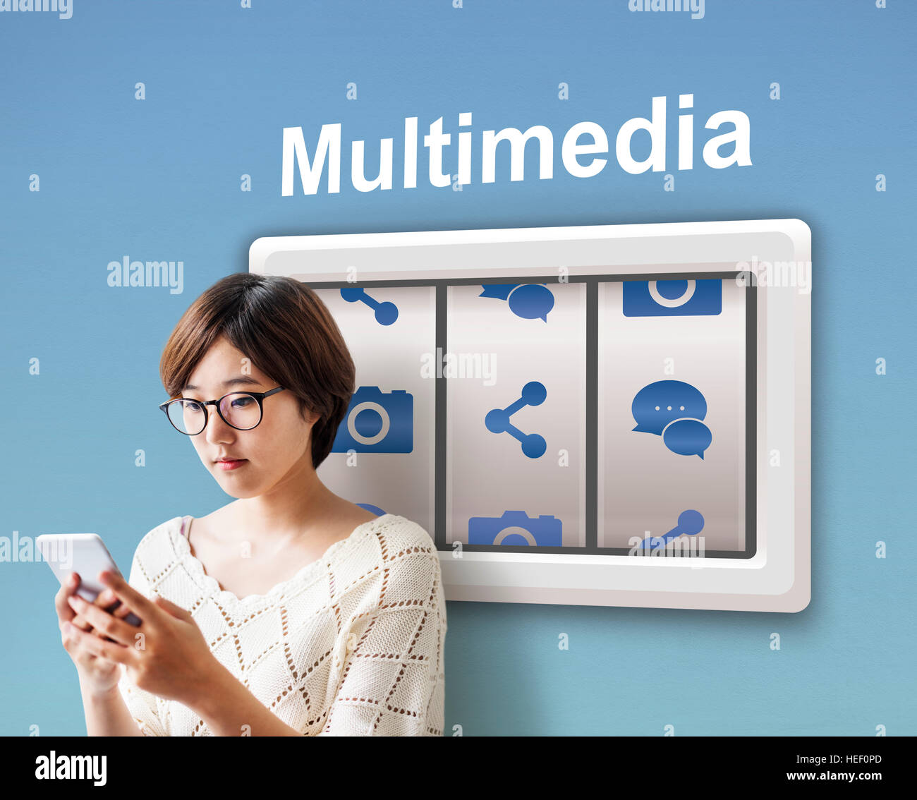 Technology Networking Multimedia Concept Stock Photo Alamy