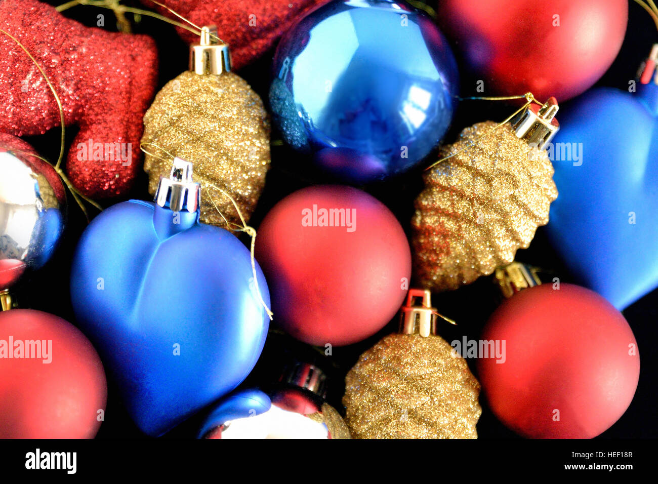 Christmas decoration mix Stock Photo