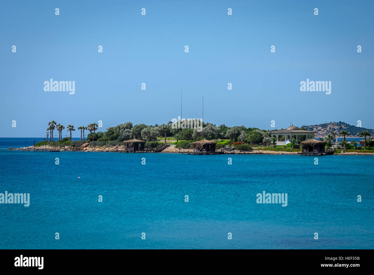 blue sea, island Stock Photo
