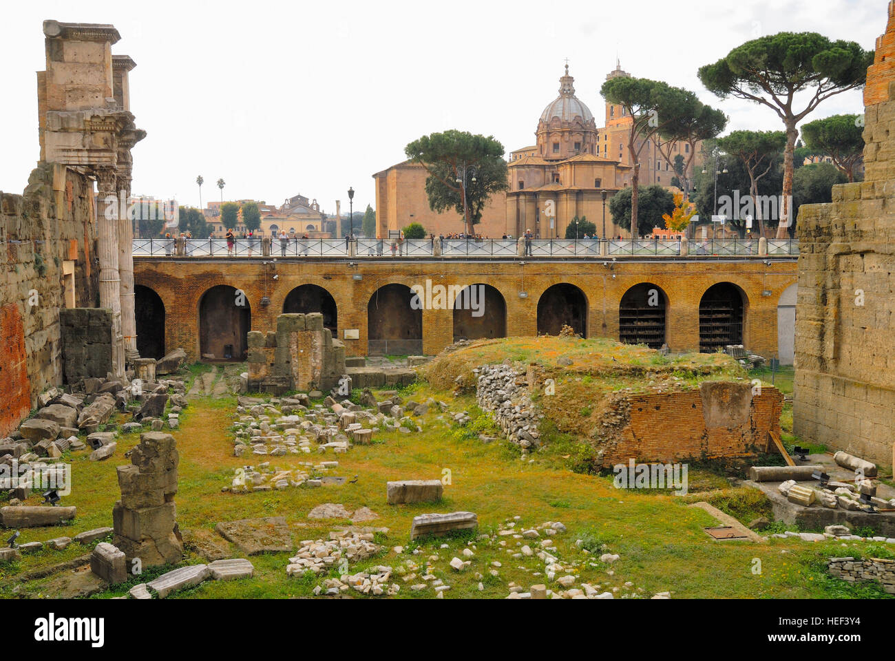 Roman Forum, Rome's historic center, Italy Stock Photo - Alamy
