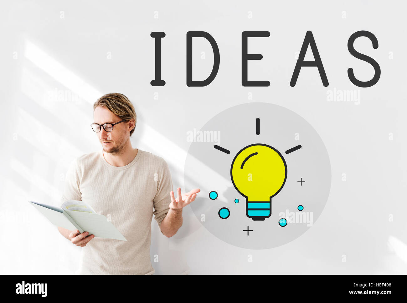 Ideas Lightbulb Innovation Thinking Icon Concept Stock Photo