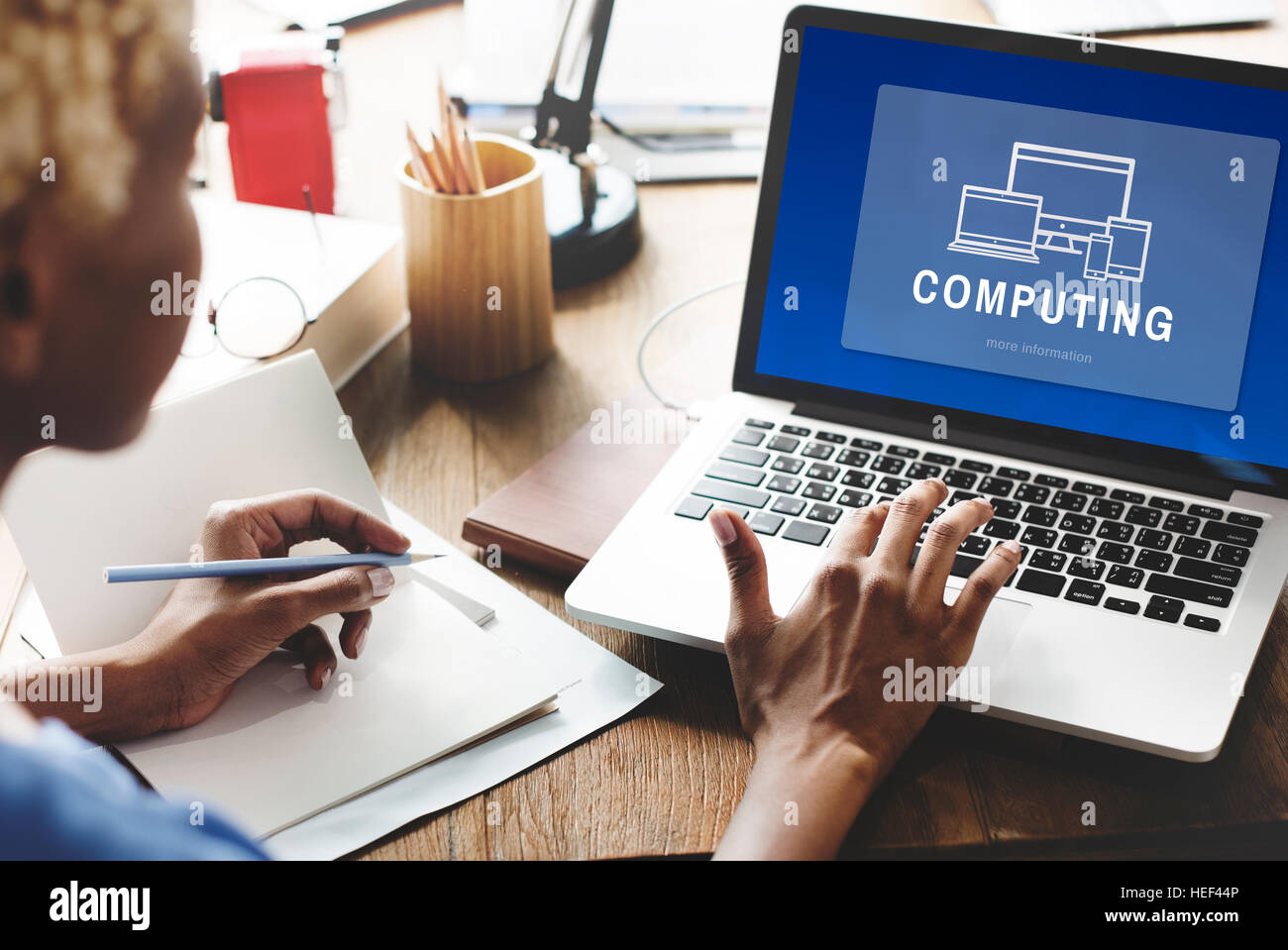 Computing Digital Design Innovation Concept Stock Photo