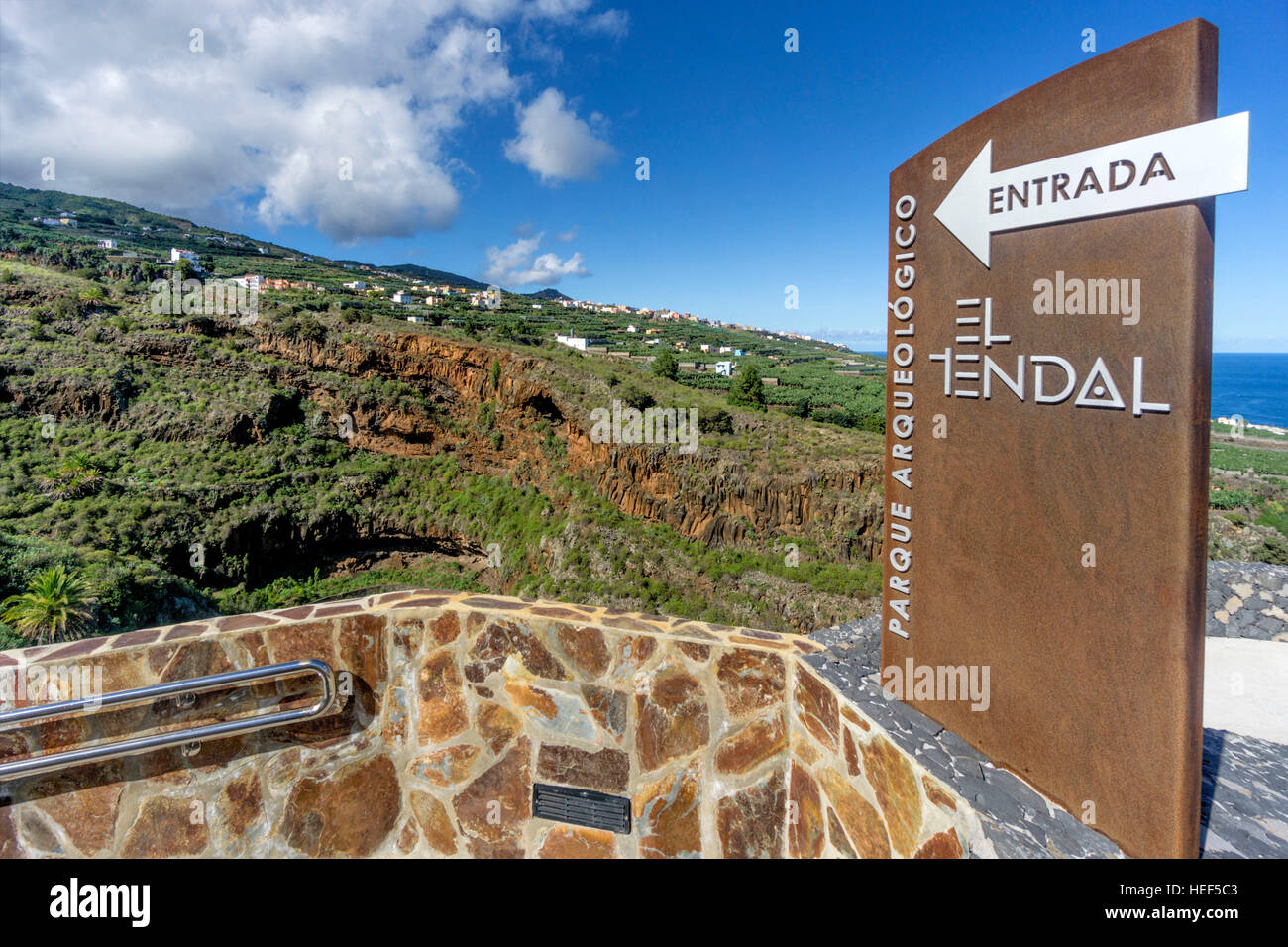 Parque Erqueologico El Tendal, San Andres, Museum, Caves,  La Palma, Canary Islands, Spain Stock Photo