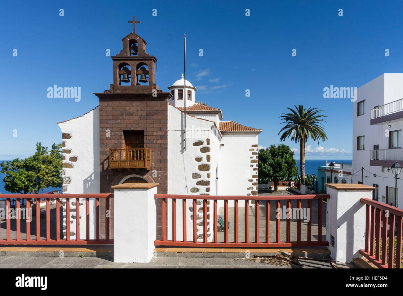 Ermita de San Juan , Village church,  La Palma, Canary Islands, Spain Stock Photo