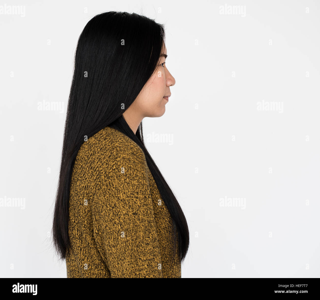 Asian Ethnicity Woman Portrait Casual Concept Stock Photo - Alamy