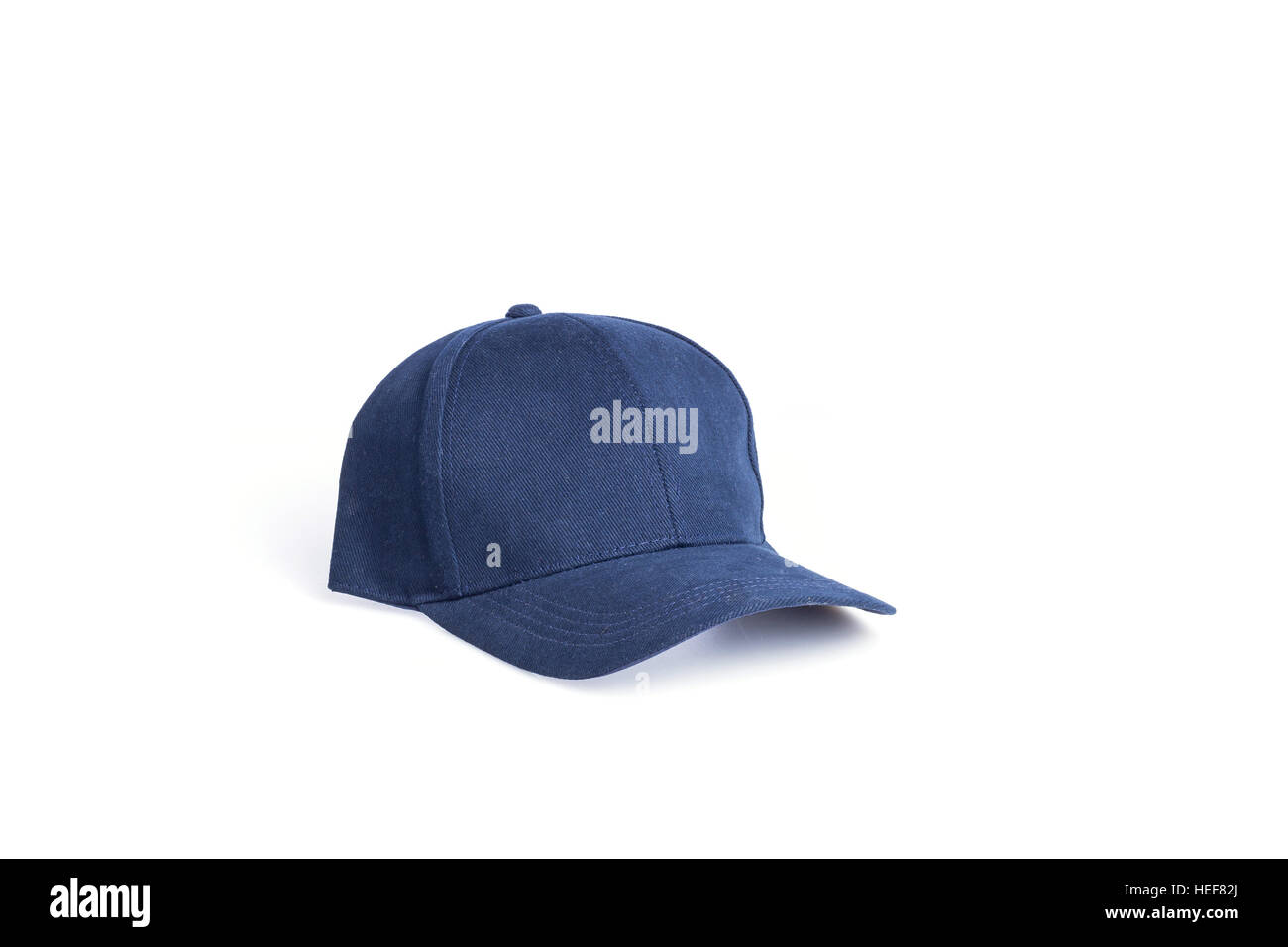 Close up new blue baseball hat isolated on white background Stock Photo ...