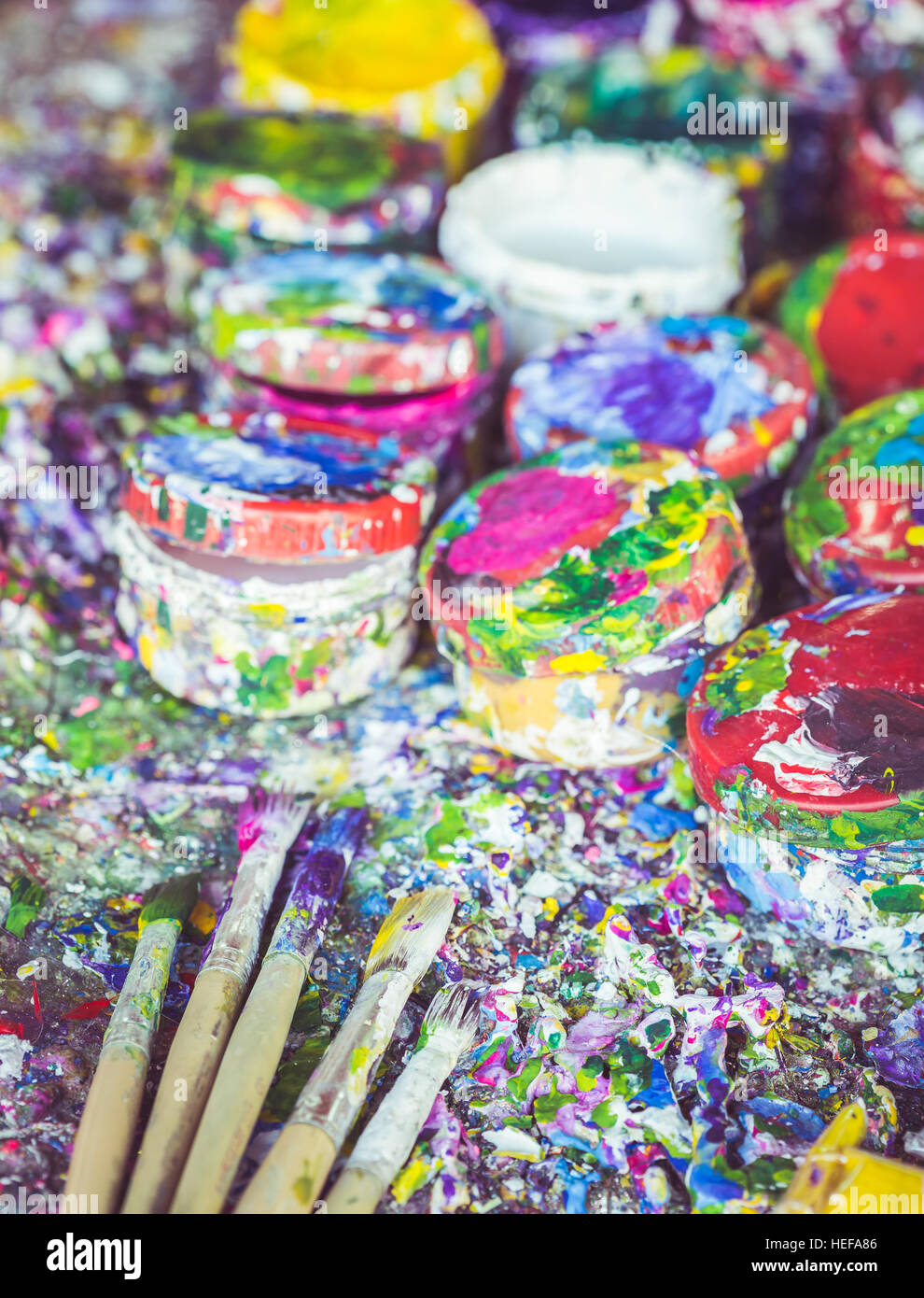 Paint splash paint brush hi-res stock photography and images - Alamy