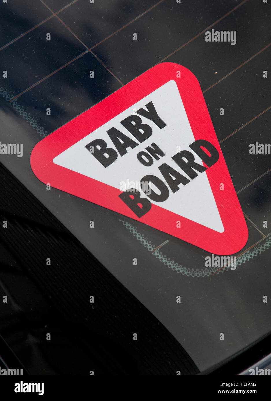 Baby on board car hi-res stock photography and images - Alamy