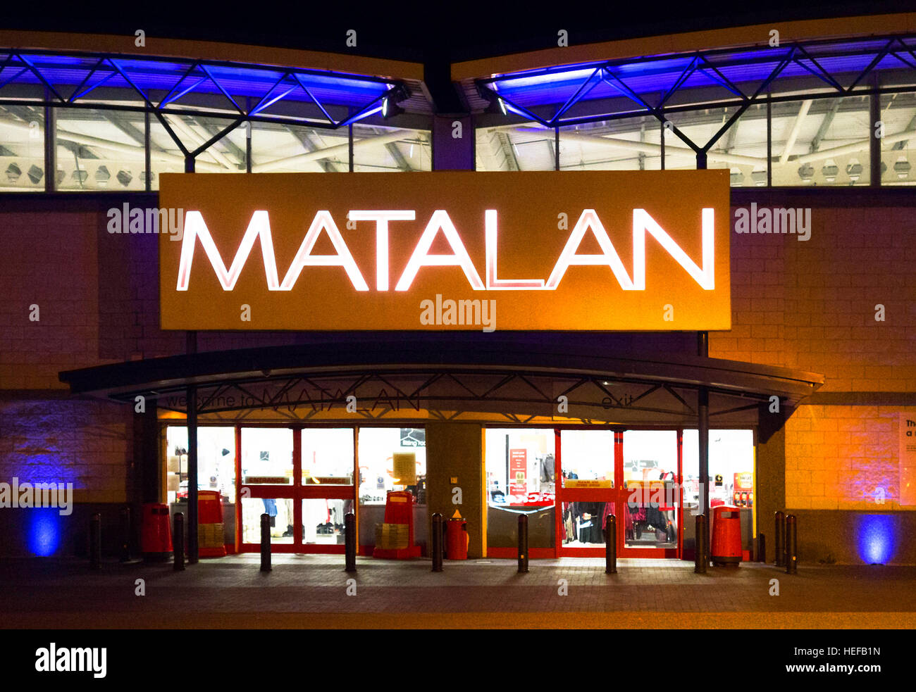Matalan store Stock Photo