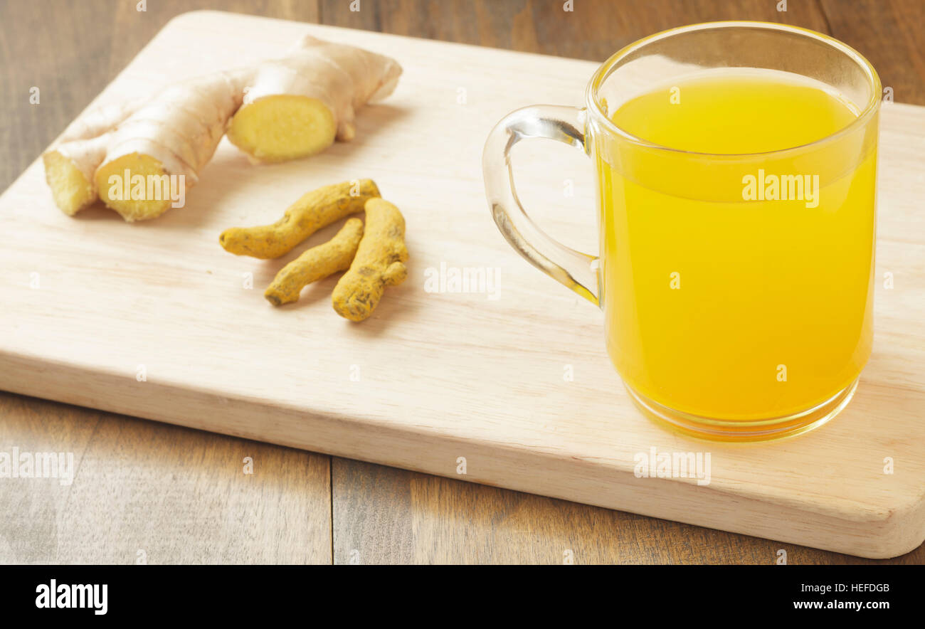 turmeric and ginger tea Stock Photo Alamy