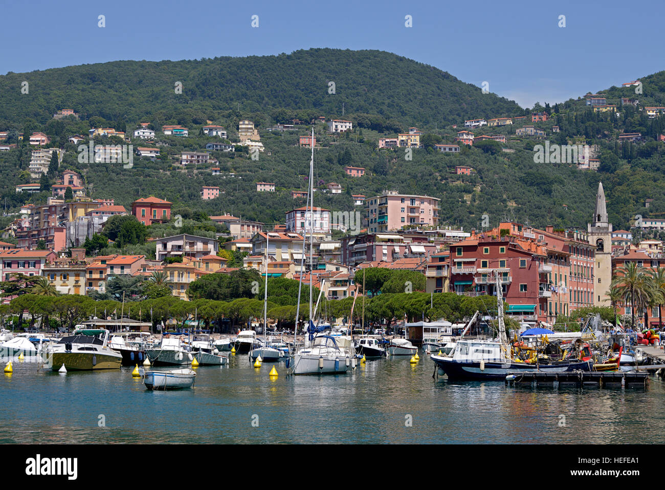 Port of Lerici in Italy Stock Photo