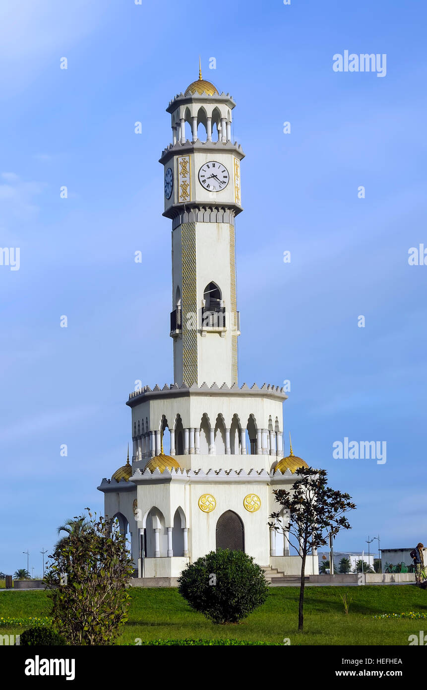 Chacha Tower Batumi Georgia near Seaside Park where Chacha, a Georgian alcohol, is given away free once a week Stock Photo