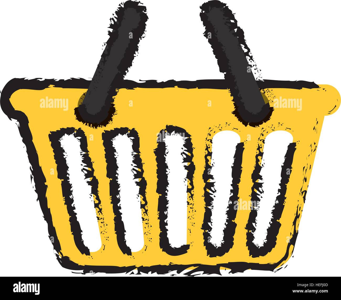 Isolated basket shopping icon vector illustration graphic design Stock ...