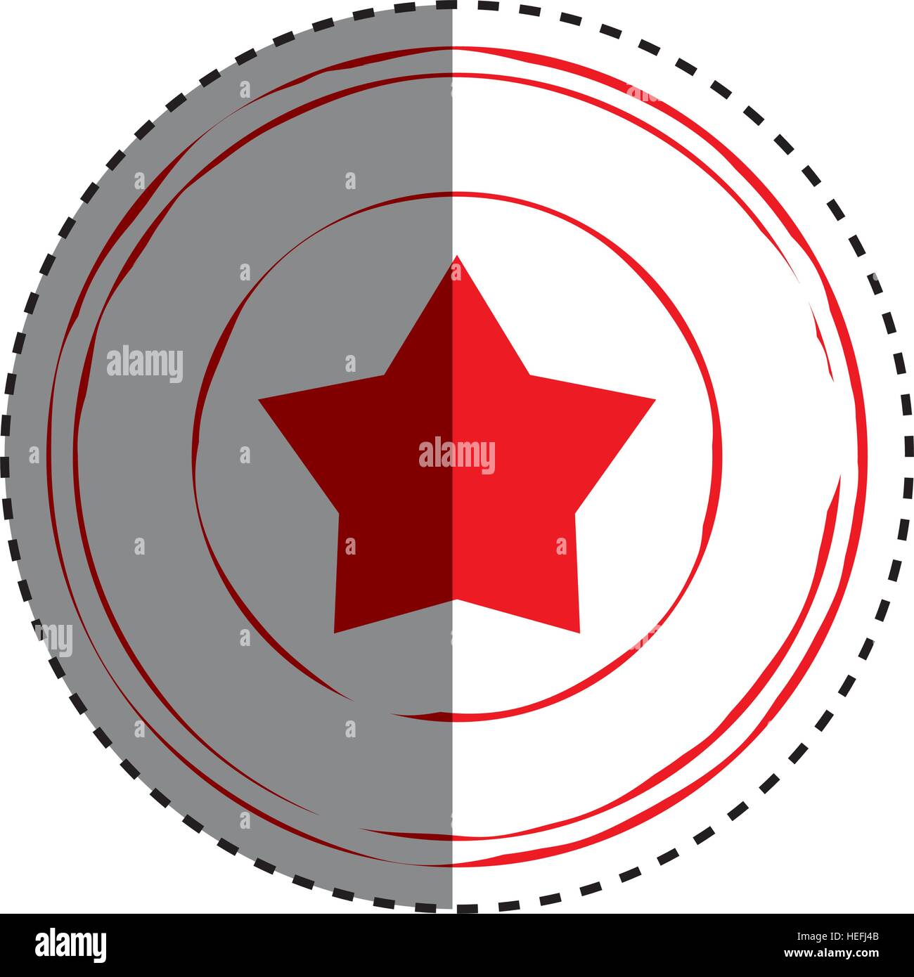 Star in round emblem icon vector illustration graphic Stock Vector ...