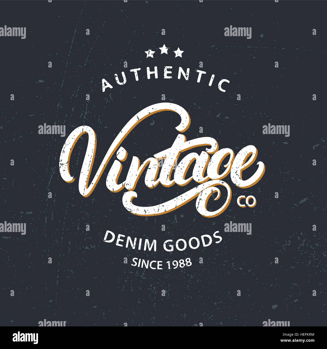 Vintage hand written lettering for label design, badge, tee print ...