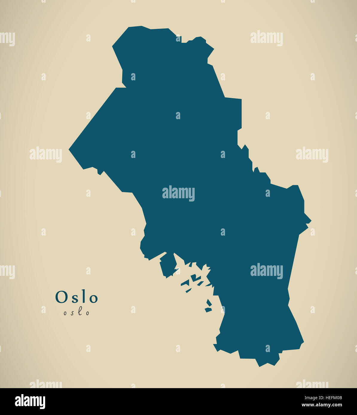 Map Of Oslo High Resolution Stock Photography And Images Alamy