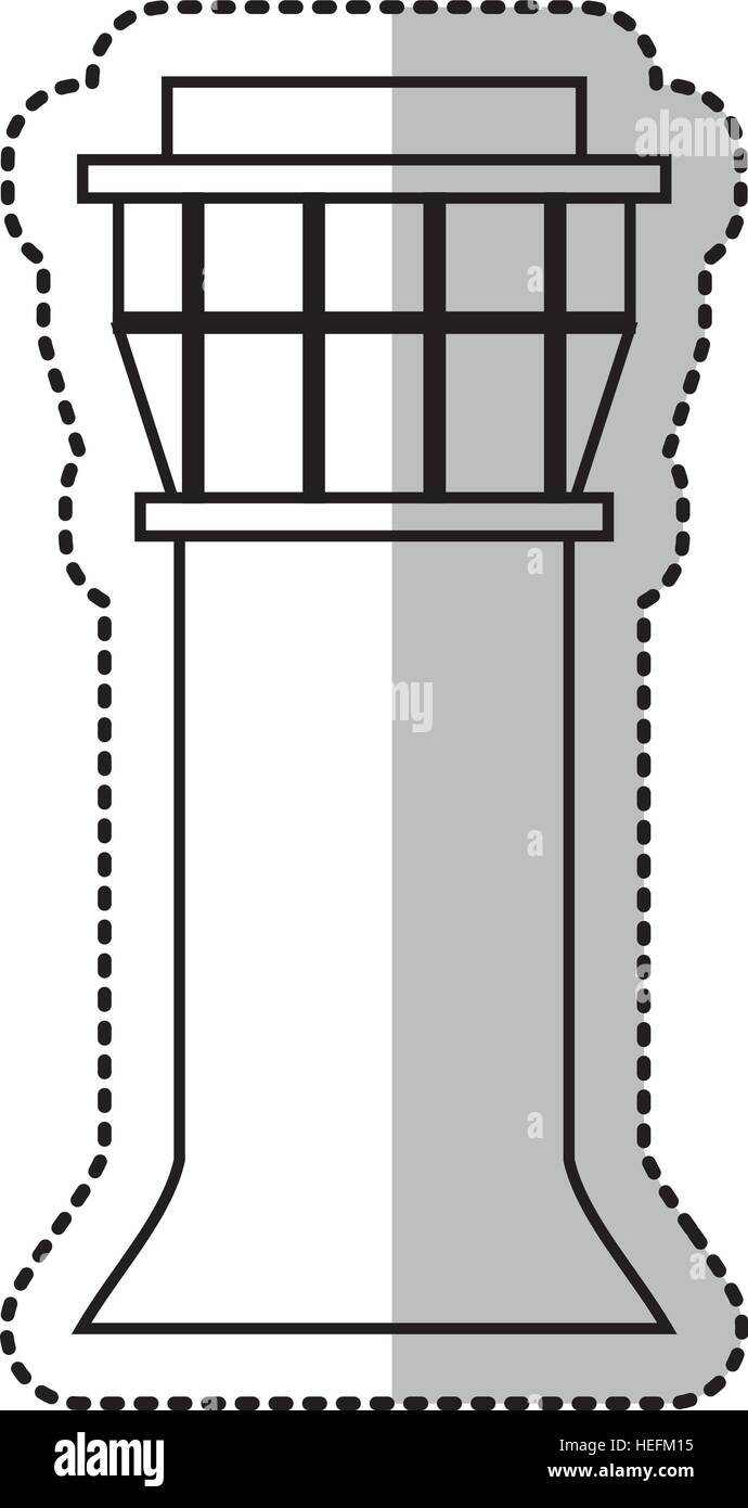 control tower airport icon vector illustration design Stock Vector ...