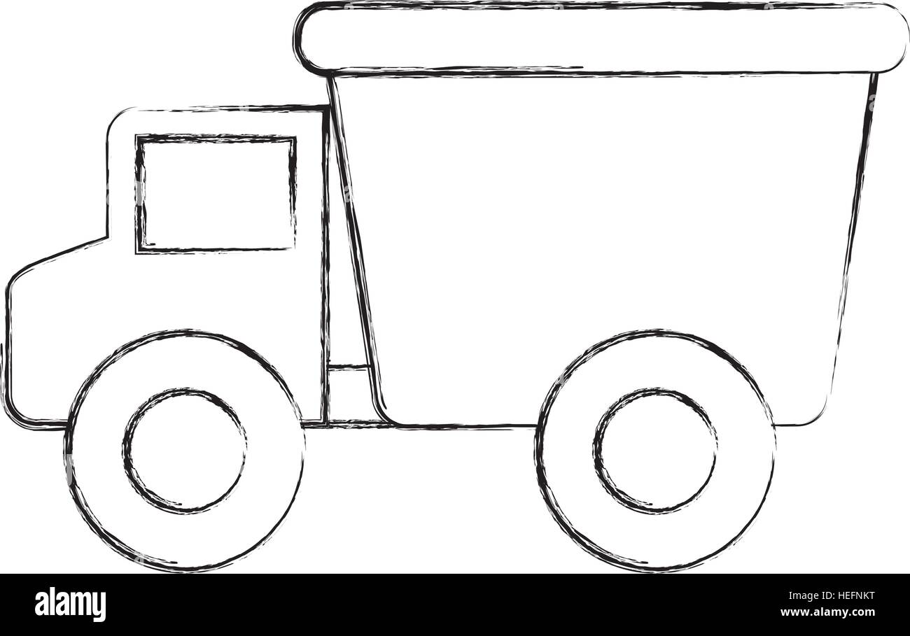 toy truck drawing