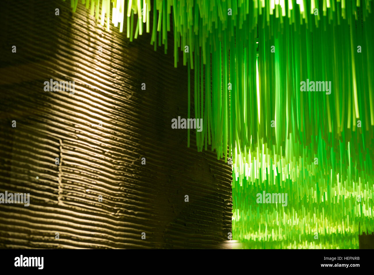 Green wind chimes hanging, Florence, Tuscany, Italy Stock Photo Alamy