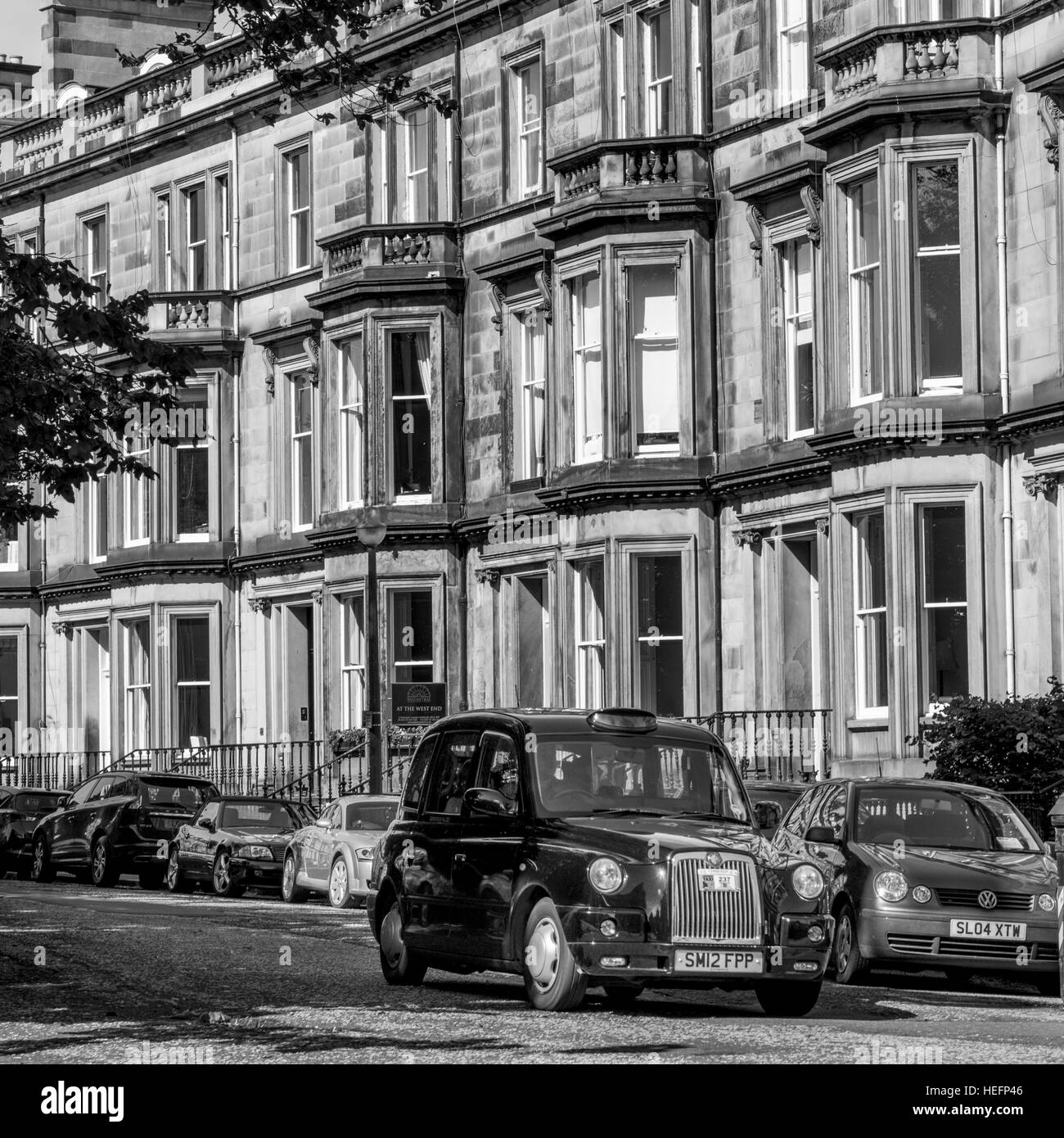 West Maitland Street, Edinburgh, Scotland Stock Photo