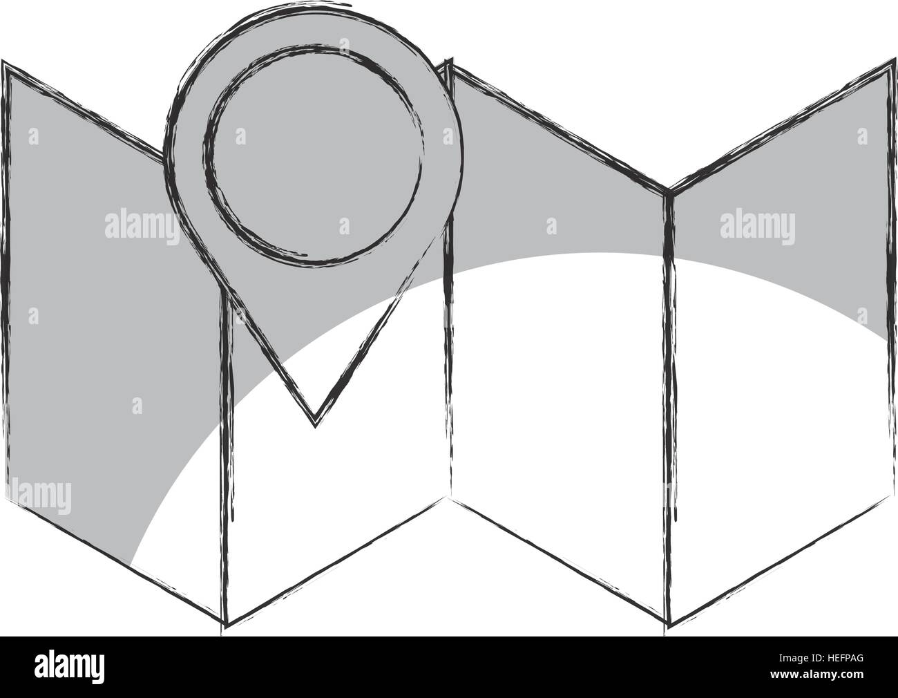 world map paper geography icon vector illustration design Stock Vector ...