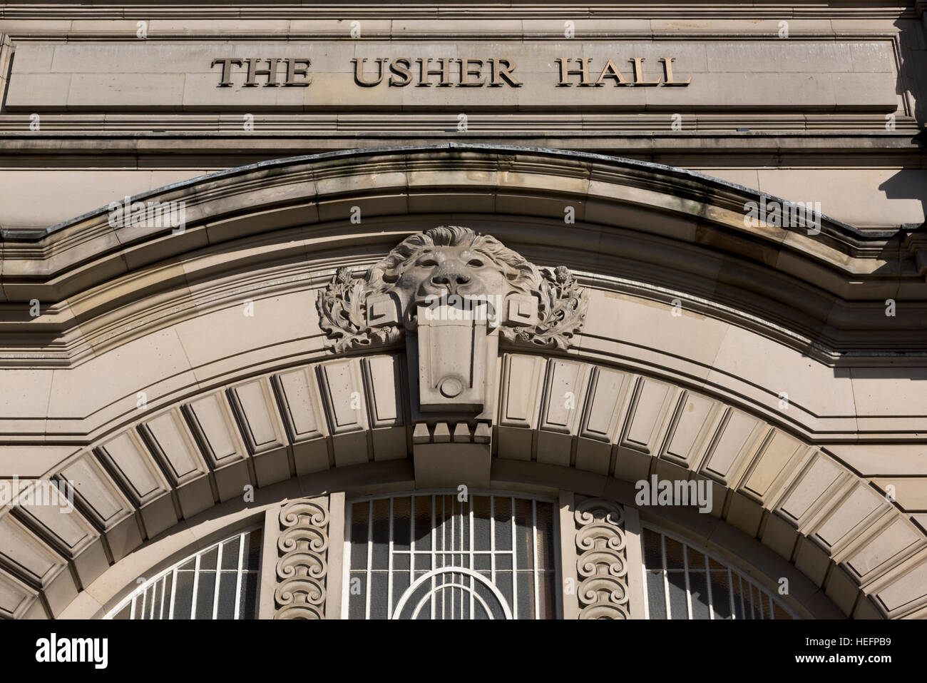 Usher Hall, Edinburgh, Scotland Stock Photo